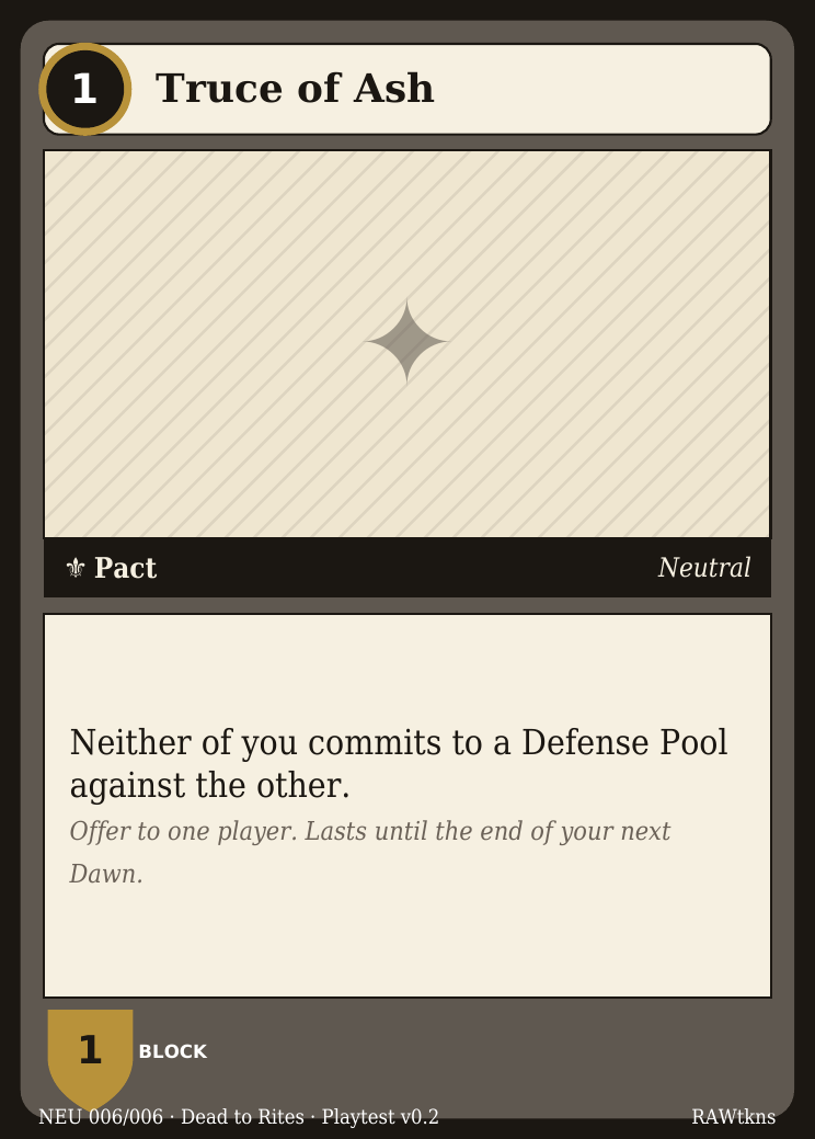 Truce of Ash, Pact